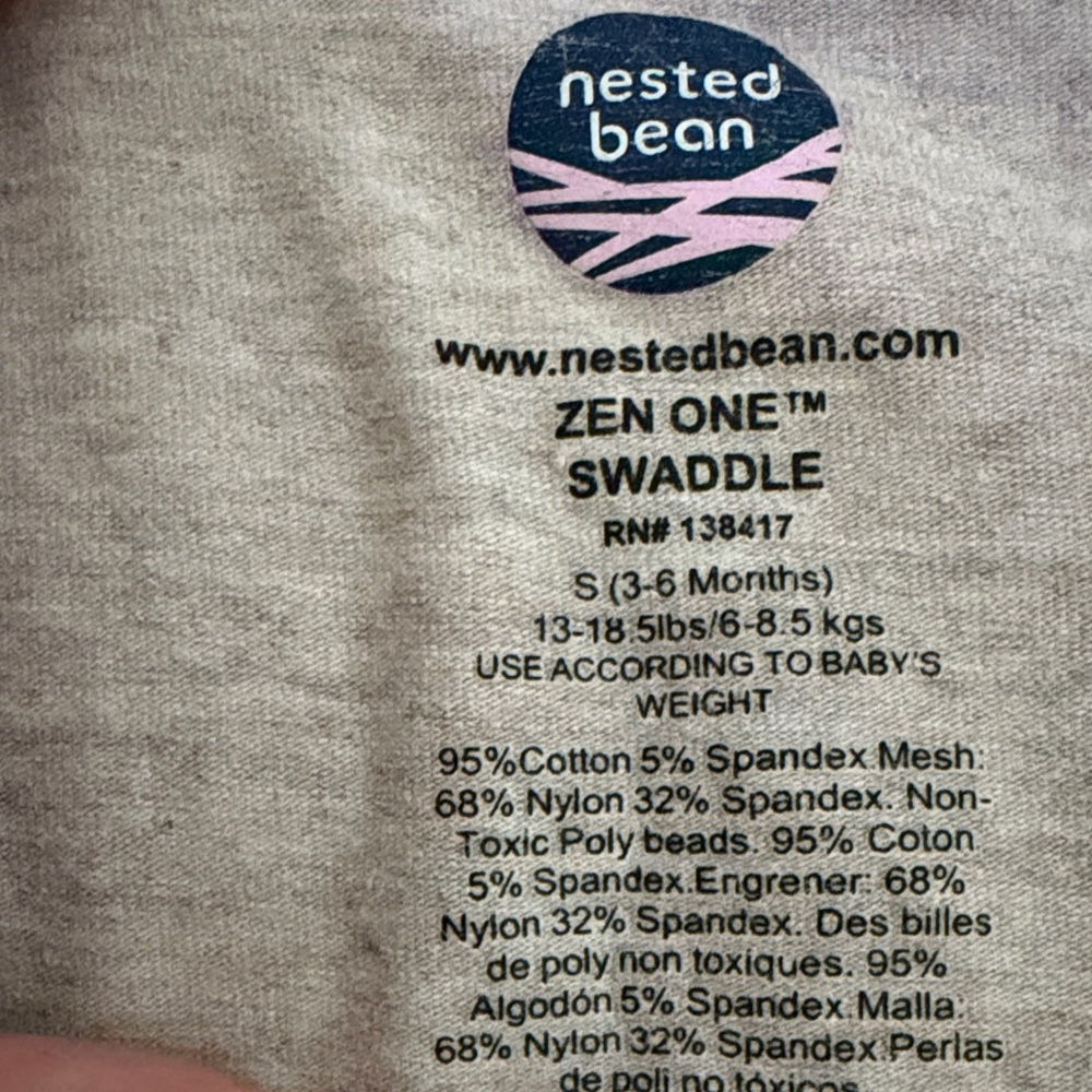 Nested Bean sleep suit **Arms missing** - Picture 3 of 3